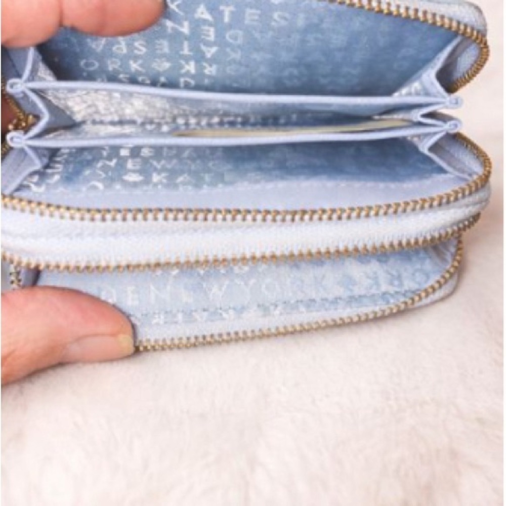 Kate Spade Light Blue Wallet - Picture 3 of 10